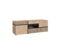 Paris prix Meuble TV design LED - Naturel