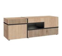 Paris prix Meuble TV design LED - Naturel