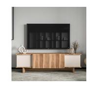 Meuble TV Diana beige noyer 180 x 33 x h50 cm