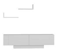 Meuble TV Ekol - Blanc 150 x 40 x 31,5