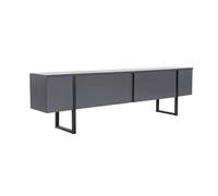Meuble TV en bois "Serenity" 180 x 30 x 50 cm - Anthracite