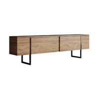 Meuble TV en bois "Luxe" 180 x 30 x 50 cm - Pin atlantique