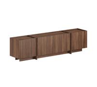 Meuble TV en bois - 180 x 35 x 46 cm - Noyer Milano