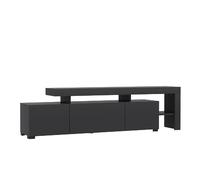 Meuble TV en bois "Beliz" - 192 x 37 x 53 cm - Anthracite