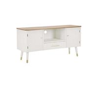 Meuble tv en bois 2 portes 1 tiroir Matera 117 x 40 x 60 cm