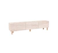 Hanah Home Meuble TV Alvin travertin 180 x 31,4 x h42 cm Beige
