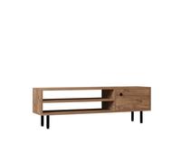 Meuble TV en bois "Avila" - 120 x 30 x 38 cm - Pin atlantique