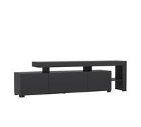 Meuble TV en bois "Beliz" - 192 x 37 x 53 cm - Anthracite