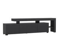 Meuble TV en bois "Beliz" - 192 x 37 x 53 cm - Anthracite 3