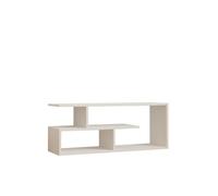 Meuble TV en bois "Cafu" - 100 x 29 x 40 cm - Blanc