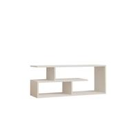 Meuble TV en bois "Cafu" - 100 x 29 x 40 cm - Blanc