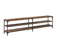 Meuble TV en bois d'ingénierie - vidaXL - Bois Ancien - 200x30x50 cm - 3 étagères - Poids maximal 60 kg