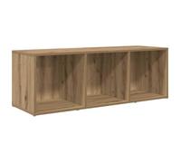 Meuble TV en bois d'ingénierie - vidaXL - Chêne artisanal - 107x35x37 cm - Rangement modulaire