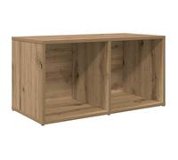 Meuble TV en bois d'ingénierie - vidaXL - Chêne artisanal - Rectangulaire - 35x72x37 cm - Rangement modulaire