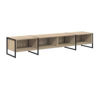 vidaXL Meuble TV Sonoma Bois d'ingénierie 170,5 x 36 x 30,5 cm Design moderne Construction durable