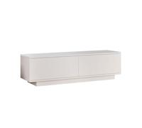 Meuble TV en bois - 140 x 35 x 38 cm - Blanc