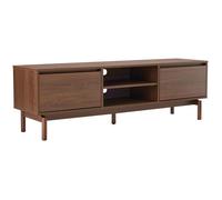 Meuble TV en bois foncé 160cm SARAH