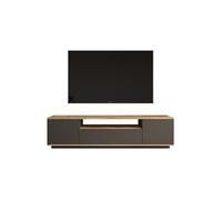Meuble TV en bois "FR7" - 180 x 44 x 44 cm - Pin atlantiqueAnthracite
