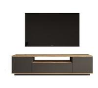 Meuble TV en bois "FR7" - 180 x 44 x 44 cm - Pin atlantiqueAnthracite