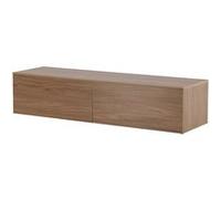 Meuble TV en Bois "Frihamn" 160cm Noyer Marron G