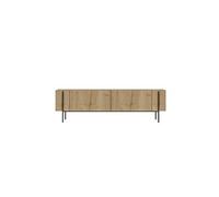 Meuble TV en bois "Herman" - 160 x 31 x 45 cm - Beige