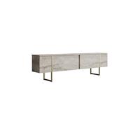 Meuble TV en bois "Luxe" - 180 x 30 x 50 cm - TravertinOr