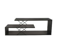 Meuble TV en bois MATHIS - Gris anthracite