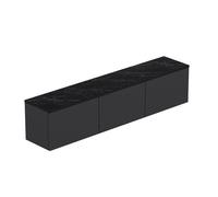 Meuble TV en bois "Neon" - 160 x 32 x 35 cm - Anthracite