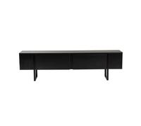 Meuble TV en bois "Serenity" - 180 x 29 x 50 cm - Noir