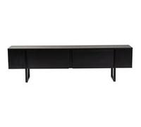 Meuble TV en bois "Serenity" - 180 x 29 x 50 cm - Noir 6
