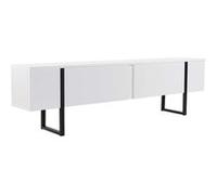 Meuble TV en bois "Serenity" 180 x 30 x 45 cm - Blanc 1
