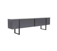 Meuble TV en bois "Serenity" 180 x 30 x 50 cm - Anthracite