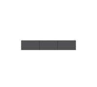 Meuble TV en bois "West" 150 x 32 x 30 cm - Anthracite