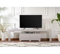 Meuble TV - ENCLAVE - Gris - 180 x 50 x 31 cm