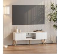 Meuble TV Eskilstuna 120 x 30 x 47 cm Blanc - EN.CASA - Contemporain - Design