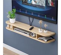 Meuble TV Flottant Étagère Mural - Meuble TV Suspendu - Meuble TV Mural, Étagères De Boîte De Télévision En Bois, Meuble De Télévision À Étagère Murale À Câbles Cachés Flottants ( Color : C , Size : 1