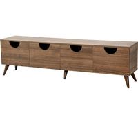 Meuble TV Four seasons noyer 180 x 35 x h50 cm