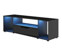 Meuble TV gamer - HACK - Noir - 163 x 45 x 48 cm - DIAGONE