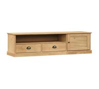 Meuble TV - GAROSA - VIGO - Bois massif de pin - 156x40x40 cm - 2 tiroirs et 1 porte