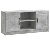 Meuble TV Gris béton 102 x 34,5 x 47 cm Bois d'ingénierie
