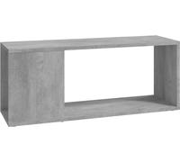 Meuble TV Gris béton 80x24x32 cm Bois d'ingénierie