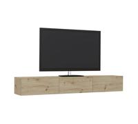 Meuble TV haaus Elba, Chêne Artisan, 180 x 30 x 25 cm