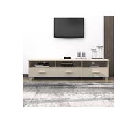 vidaXL Meuble TV HAMAR – Bois massif de pin 158 x 40 x 40 cm – Marron miel