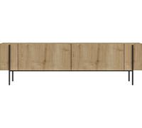 Meuble TV Herman anthracite 160 x 31,4 x h45,6 cm