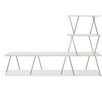 Meuble TV Ilgaz - Blanc 150 x 93 x 30