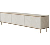Meuble TV Imaj - Travertin, Or 180 x 45,2 x 35