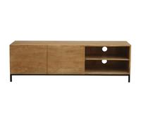 Meuble TV industriel en bois manguier massif et métal L145 cm YPSTER