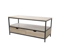 Meuble TV industriel Factory - L. 120 x H. 57 cm - Noir