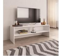 Meuble TV - JILI - BEST - Blanc - 120 x 40 x 40 cm