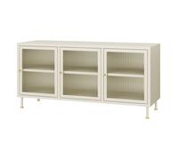 Meuble TV Lindau 120 x 40 x 59 cm blanc crème